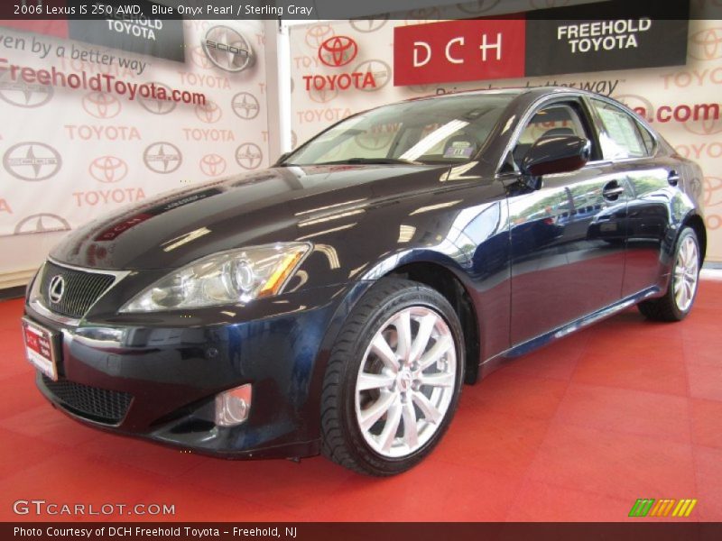 Blue Onyx Pearl / Sterling Gray 2006 Lexus IS 250 AWD