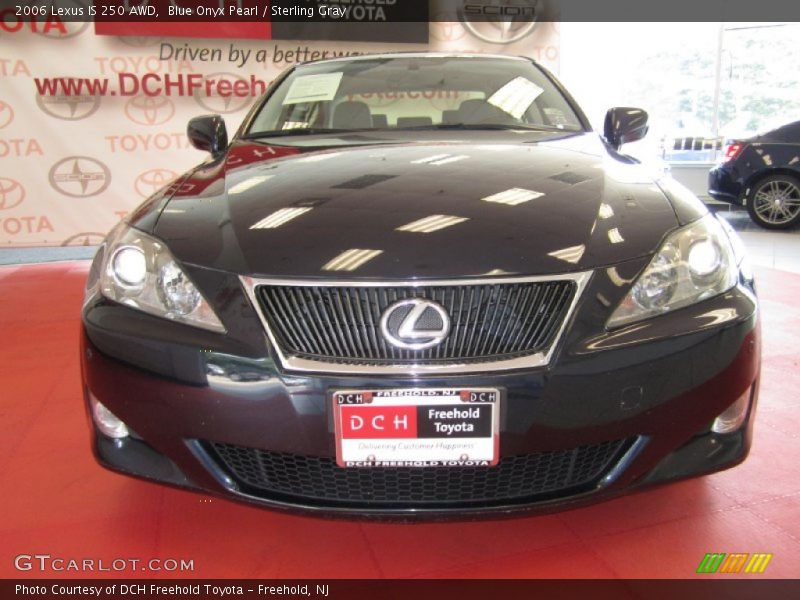 Blue Onyx Pearl / Sterling Gray 2006 Lexus IS 250 AWD