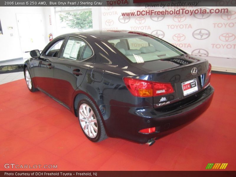 Blue Onyx Pearl / Sterling Gray 2006 Lexus IS 250 AWD