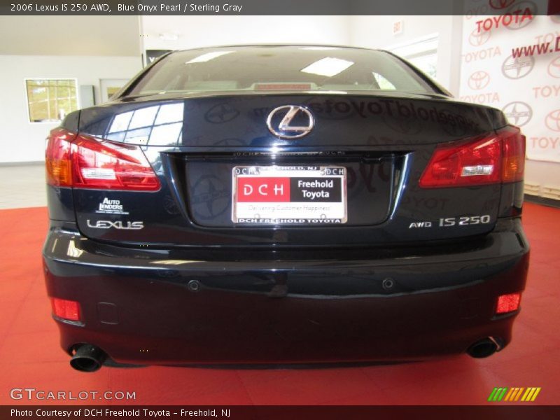 Blue Onyx Pearl / Sterling Gray 2006 Lexus IS 250 AWD