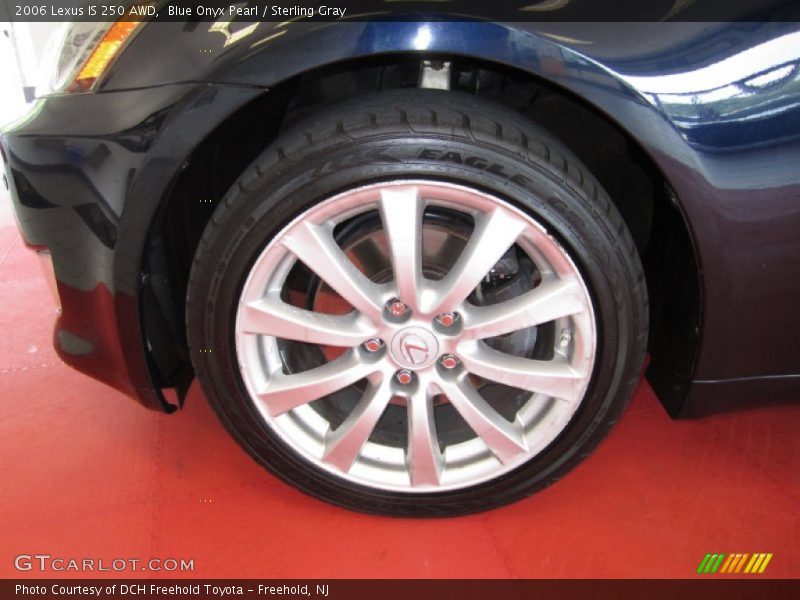 Blue Onyx Pearl / Sterling Gray 2006 Lexus IS 250 AWD