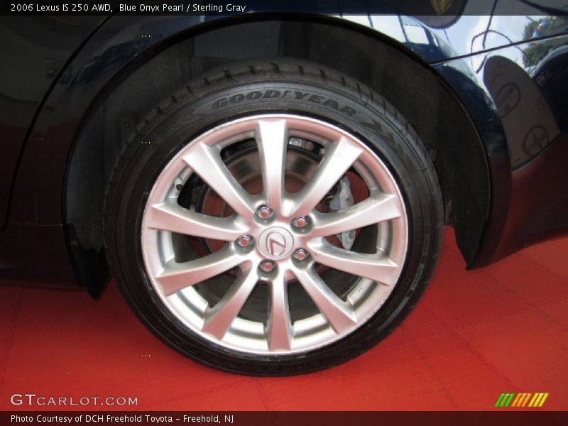 Blue Onyx Pearl / Sterling Gray 2006 Lexus IS 250 AWD