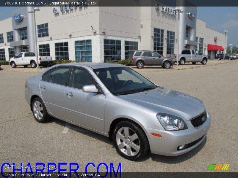 Bright Silver Metallic / Black 2007 Kia Optima EX V6