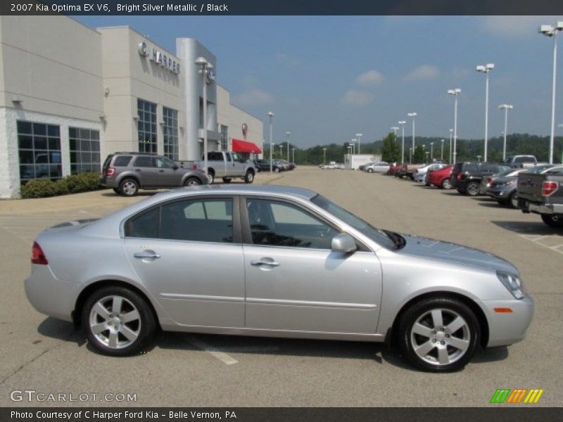 Bright Silver Metallic / Black 2007 Kia Optima EX V6