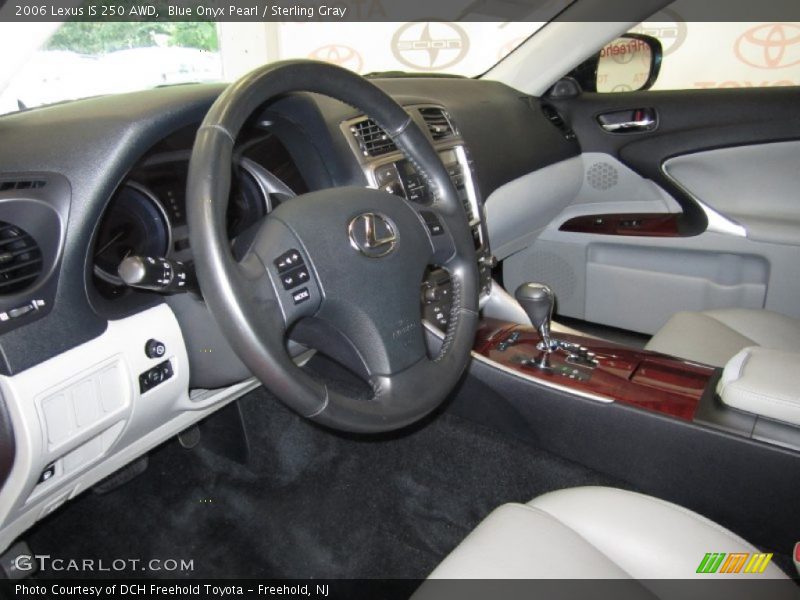 Blue Onyx Pearl / Sterling Gray 2006 Lexus IS 250 AWD