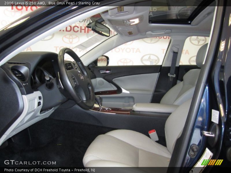 Blue Onyx Pearl / Sterling Gray 2006 Lexus IS 250 AWD
