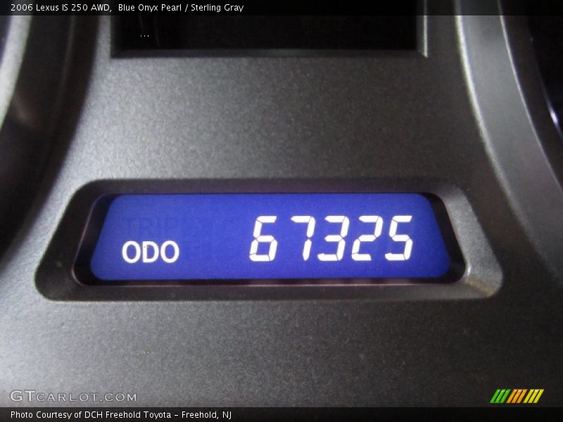 Blue Onyx Pearl / Sterling Gray 2006 Lexus IS 250 AWD