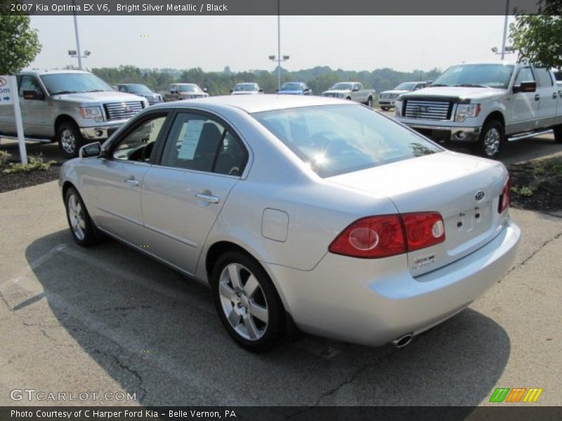 Bright Silver Metallic / Black 2007 Kia Optima EX V6