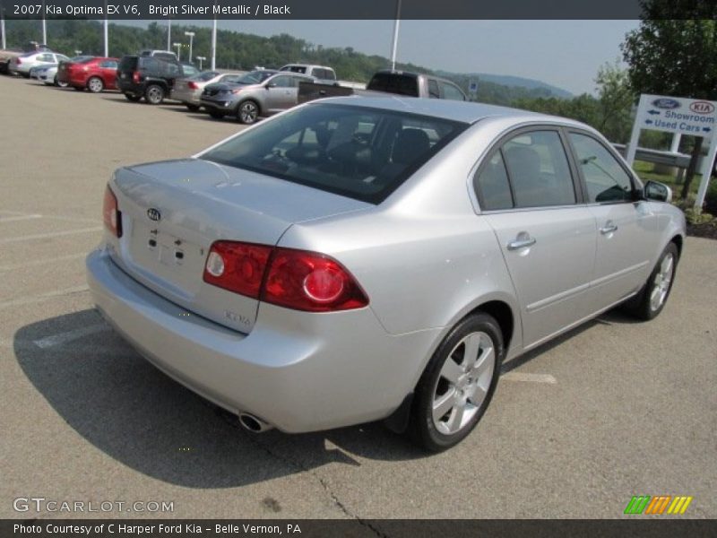 Bright Silver Metallic / Black 2007 Kia Optima EX V6