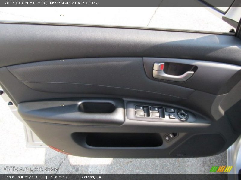 Bright Silver Metallic / Black 2007 Kia Optima EX V6