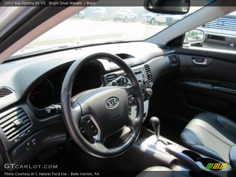 Bright Silver Metallic / Black 2007 Kia Optima EX V6