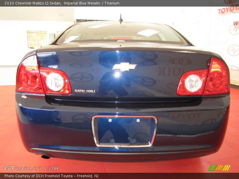 Imperial Blue Metallic / Titanium 2010 Chevrolet Malibu LS Sedan