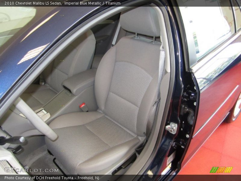 Imperial Blue Metallic / Titanium 2010 Chevrolet Malibu LS Sedan