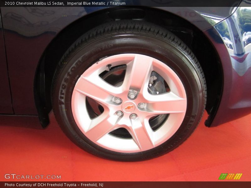 Imperial Blue Metallic / Titanium 2010 Chevrolet Malibu LS Sedan
