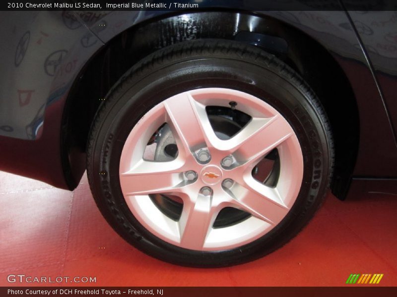 Imperial Blue Metallic / Titanium 2010 Chevrolet Malibu LS Sedan