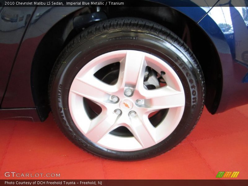 Imperial Blue Metallic / Titanium 2010 Chevrolet Malibu LS Sedan