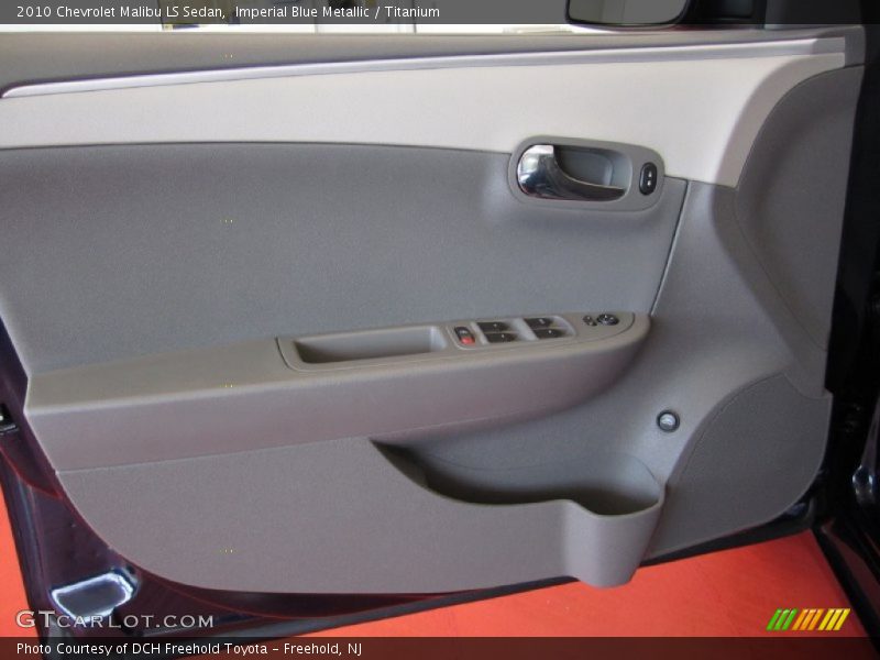 Imperial Blue Metallic / Titanium 2010 Chevrolet Malibu LS Sedan