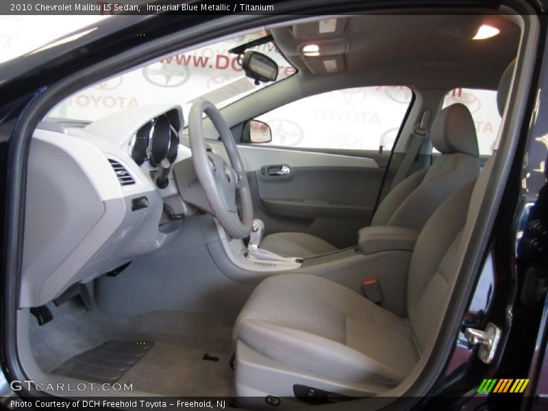 Imperial Blue Metallic / Titanium 2010 Chevrolet Malibu LS Sedan