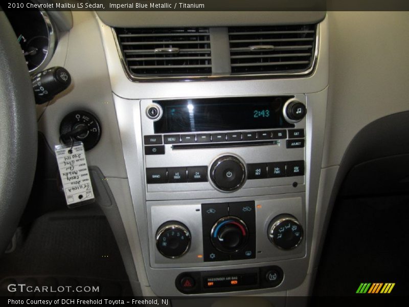 Imperial Blue Metallic / Titanium 2010 Chevrolet Malibu LS Sedan