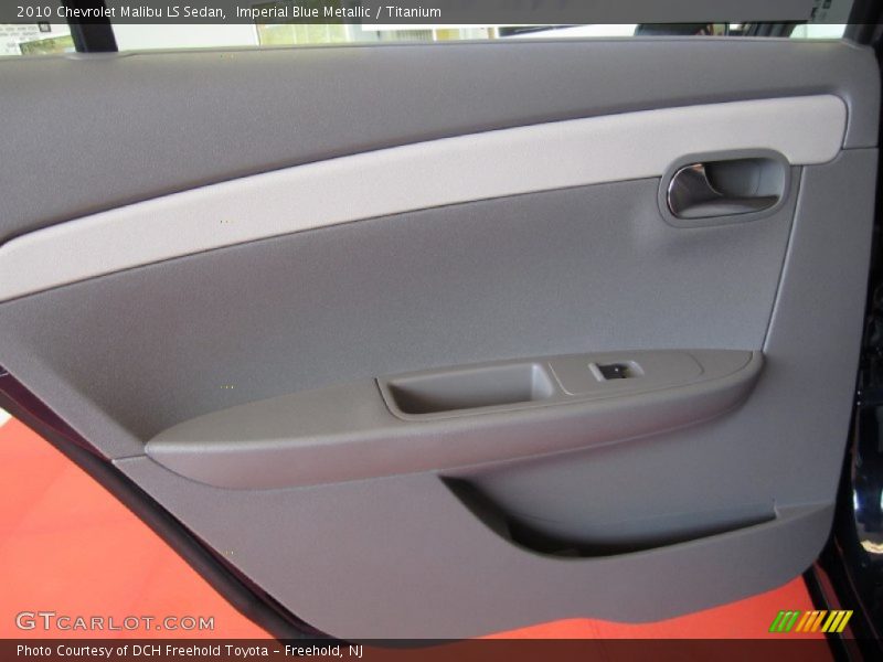 Imperial Blue Metallic / Titanium 2010 Chevrolet Malibu LS Sedan