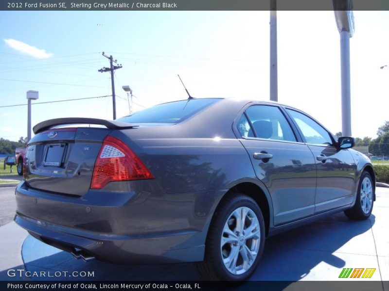 Sterling Grey Metallic / Charcoal Black 2012 Ford Fusion SE