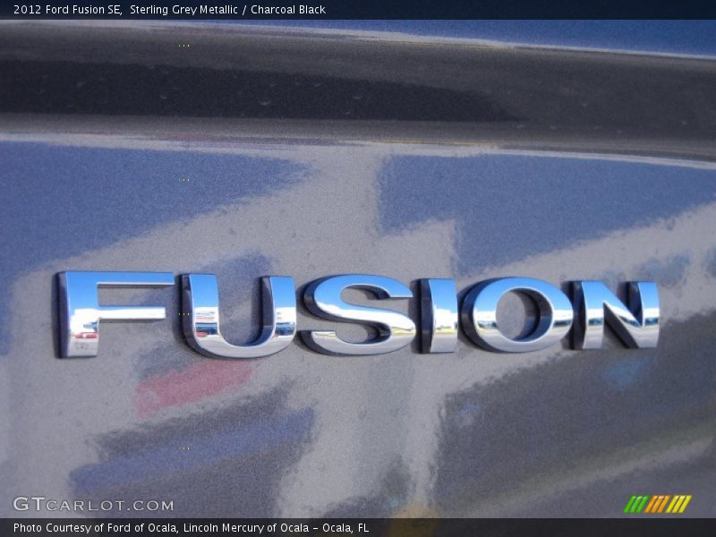 Sterling Grey Metallic / Charcoal Black 2012 Ford Fusion SE