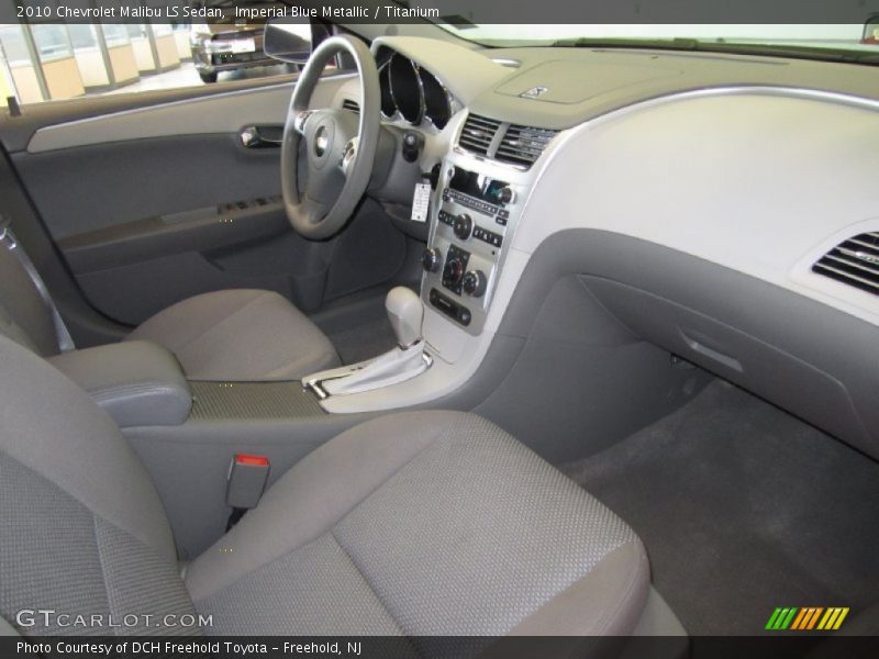 Imperial Blue Metallic / Titanium 2010 Chevrolet Malibu LS Sedan