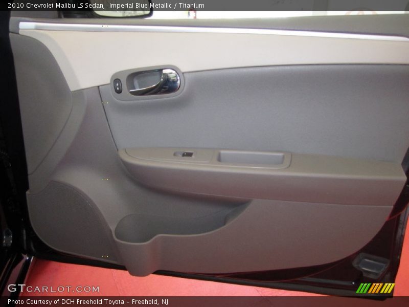 Imperial Blue Metallic / Titanium 2010 Chevrolet Malibu LS Sedan