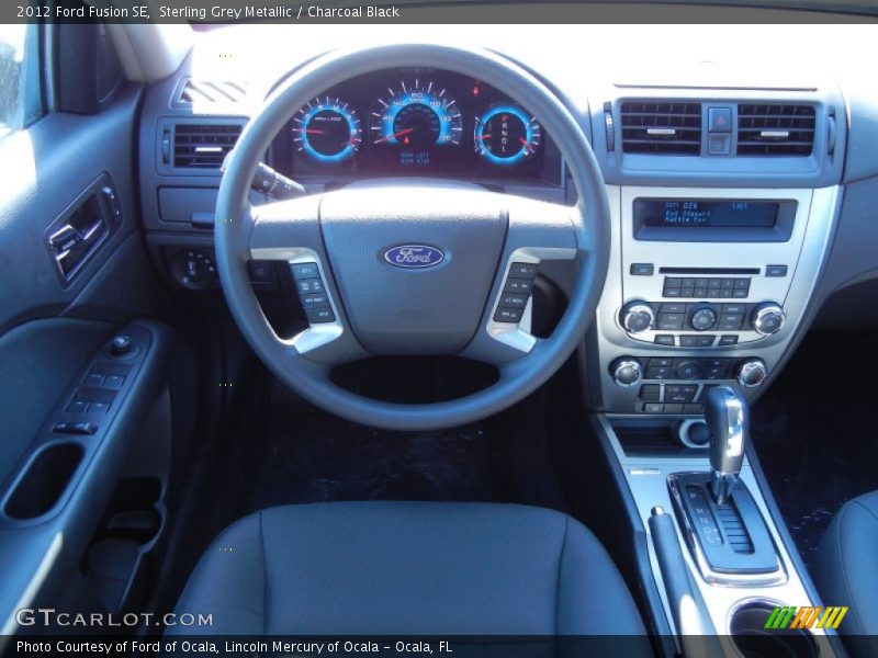 Sterling Grey Metallic / Charcoal Black 2012 Ford Fusion SE