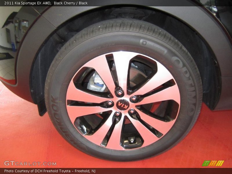 Black Cherry / Black 2011 Kia Sportage EX AWD