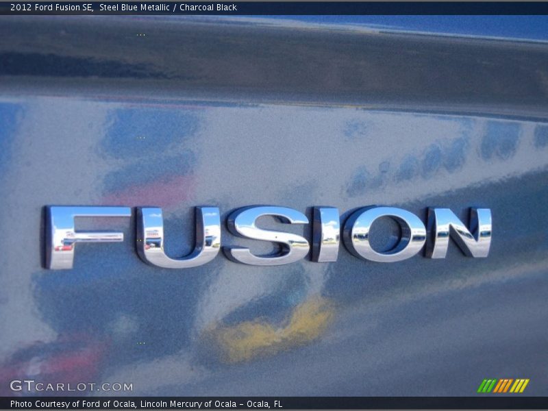 Steel Blue Metallic / Charcoal Black 2012 Ford Fusion SE