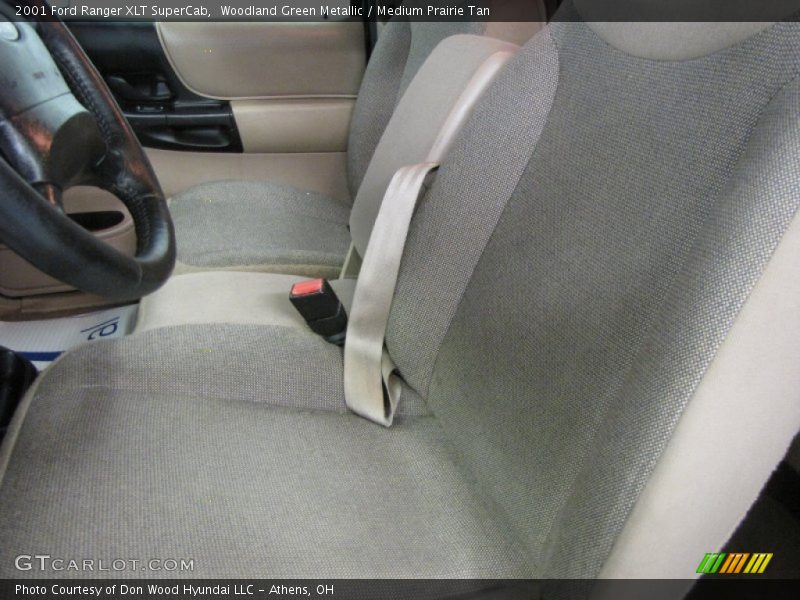 Woodland Green Metallic / Medium Prairie Tan 2001 Ford Ranger XLT SuperCab