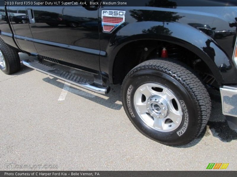 Black / Medium Stone 2010 Ford F350 Super Duty XLT SuperCab 4x4