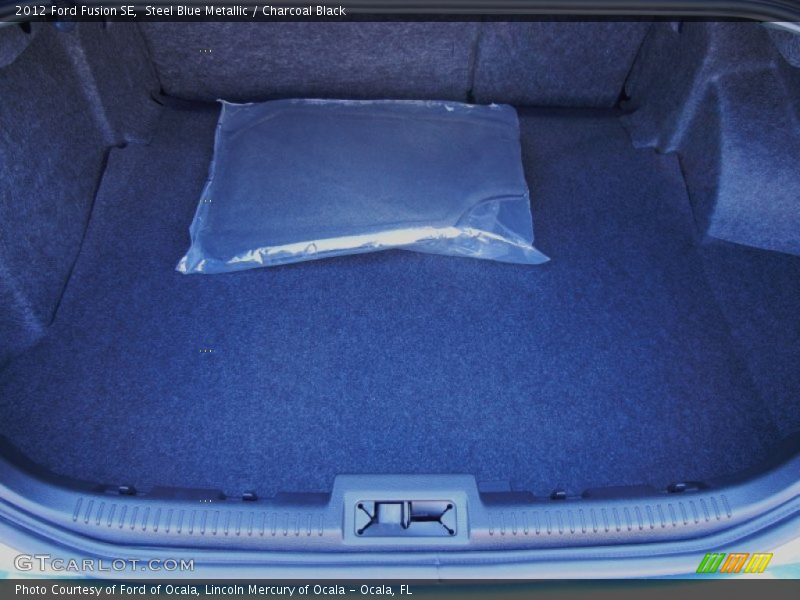 Steel Blue Metallic / Charcoal Black 2012 Ford Fusion SE