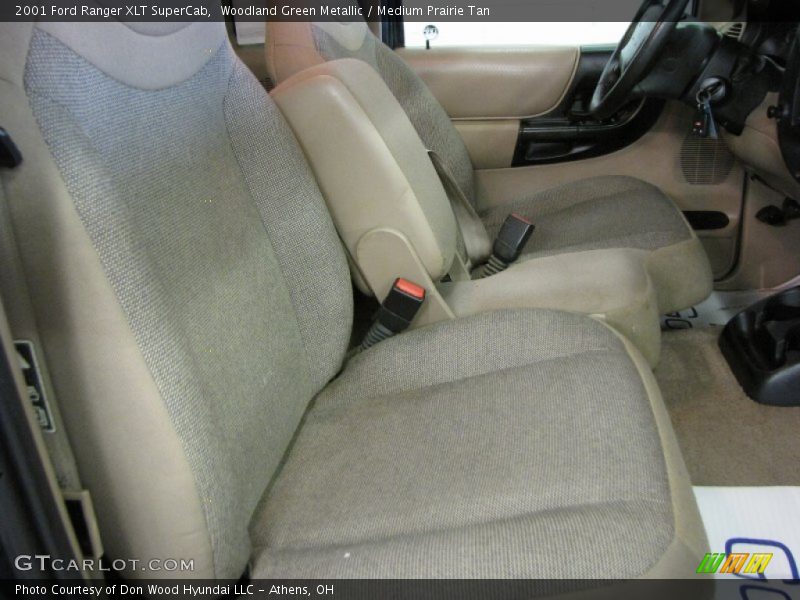 Woodland Green Metallic / Medium Prairie Tan 2001 Ford Ranger XLT SuperCab