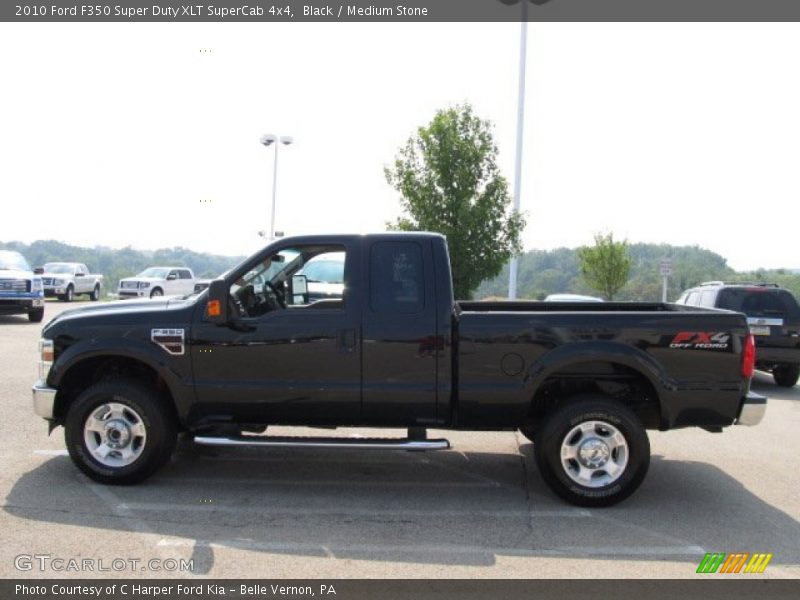 Black / Medium Stone 2010 Ford F350 Super Duty XLT SuperCab 4x4