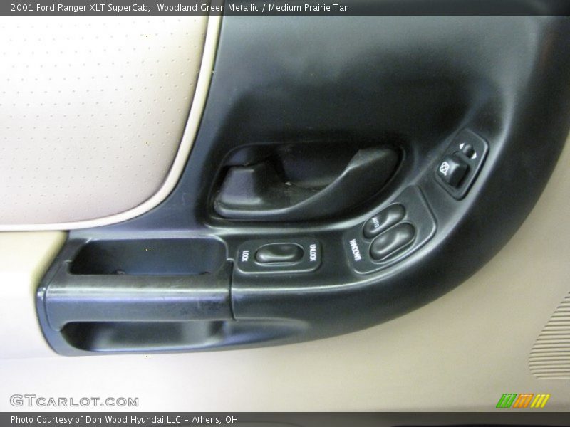 Woodland Green Metallic / Medium Prairie Tan 2001 Ford Ranger XLT SuperCab