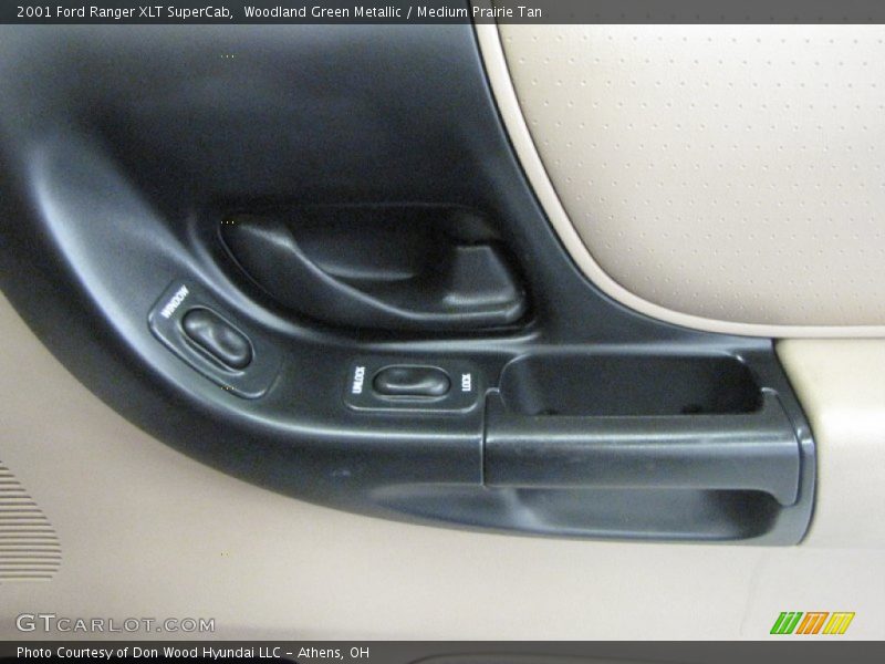 Woodland Green Metallic / Medium Prairie Tan 2001 Ford Ranger XLT SuperCab