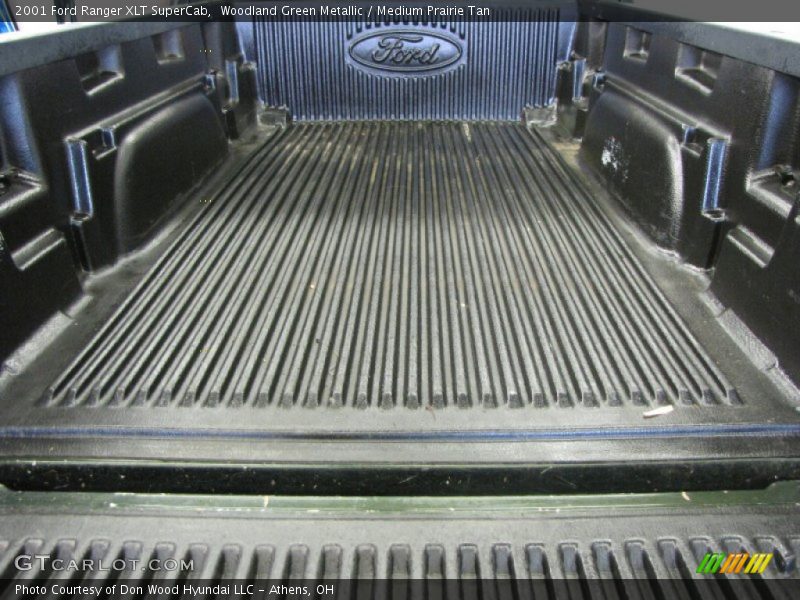 Woodland Green Metallic / Medium Prairie Tan 2001 Ford Ranger XLT SuperCab