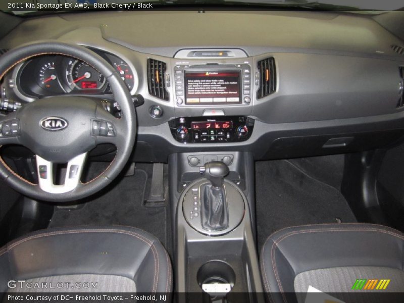 Black Cherry / Black 2011 Kia Sportage EX AWD