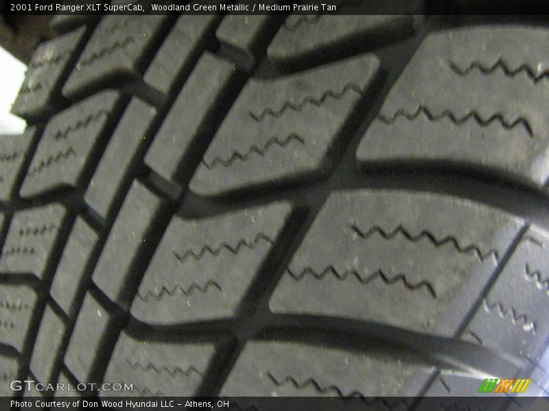 Woodland Green Metallic / Medium Prairie Tan 2001 Ford Ranger XLT SuperCab