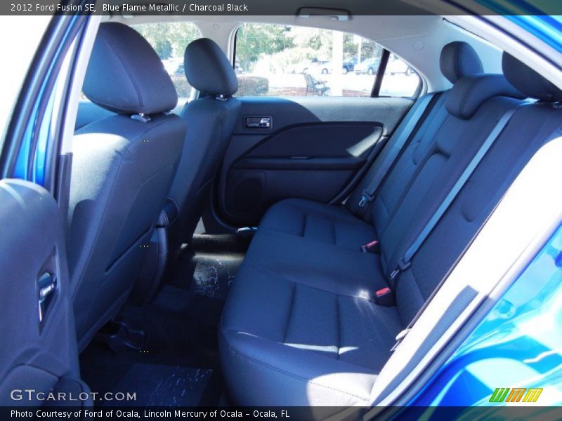 Blue Flame Metallic / Charcoal Black 2012 Ford Fusion SE