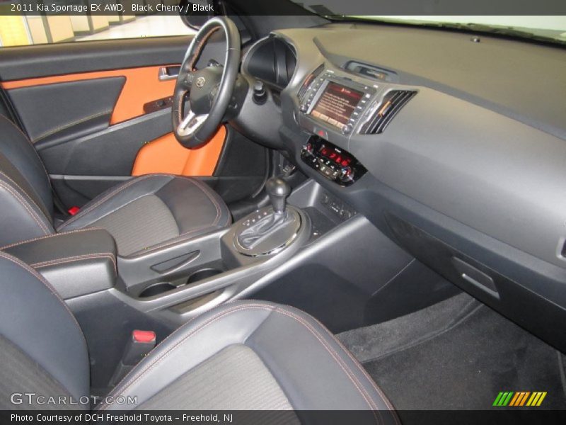 Black Cherry / Black 2011 Kia Sportage EX AWD