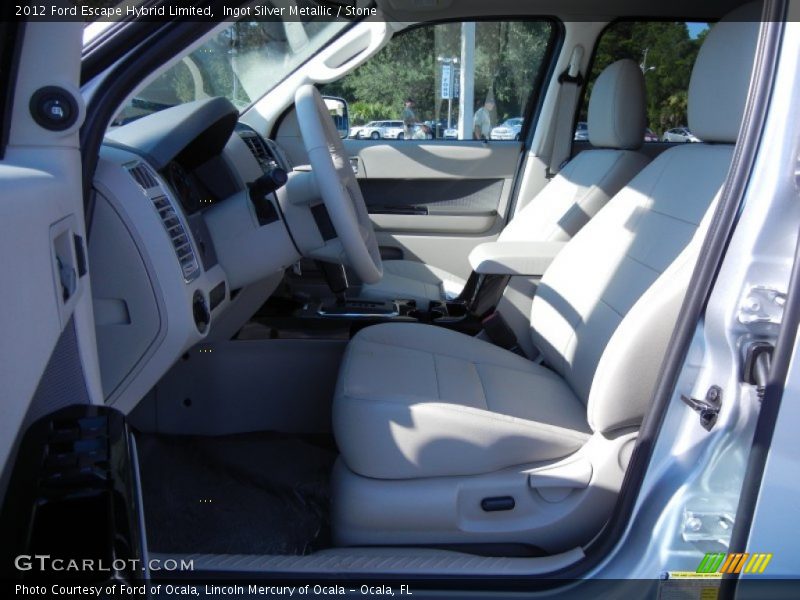 Ingot Silver Metallic / Stone 2012 Ford Escape Hybrid Limited