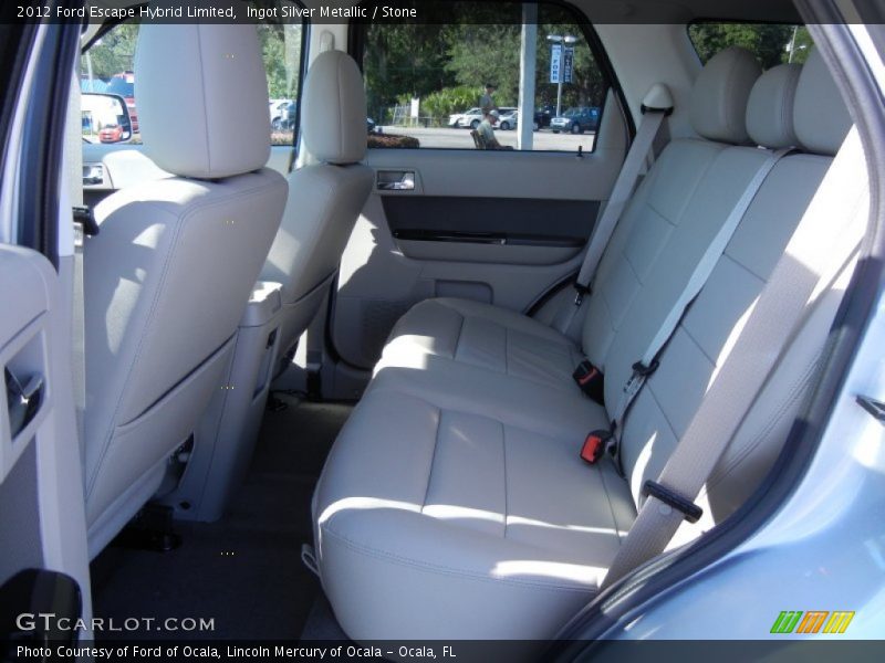 Ingot Silver Metallic / Stone 2012 Ford Escape Hybrid Limited