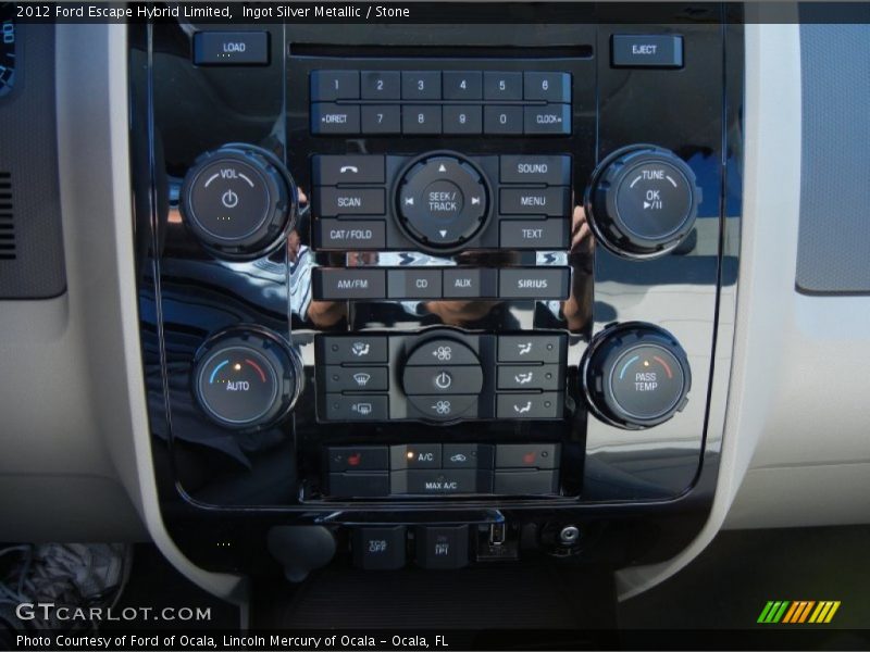 Controls of 2012 Escape Hybrid Limited