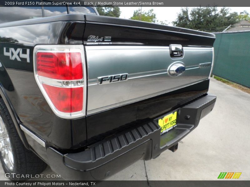 Black / Medium Stone Leather/Sienna Brown 2009 Ford F150 Platinum SuperCrew 4x4