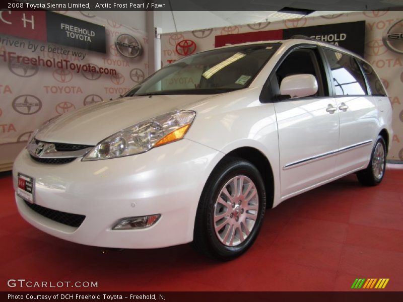 Arctic Frost Pearl / Fawn 2008 Toyota Sienna Limited