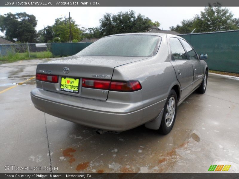 Antique Sage Pearl / Oak 1999 Toyota Camry XLE V6