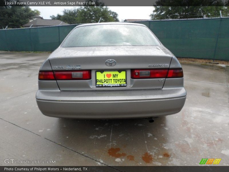 Antique Sage Pearl / Oak 1999 Toyota Camry XLE V6